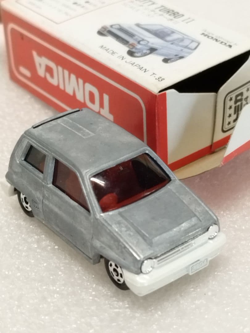 トミカ赤箱　No54　ホンダ　シティターボⅡ　無塗装