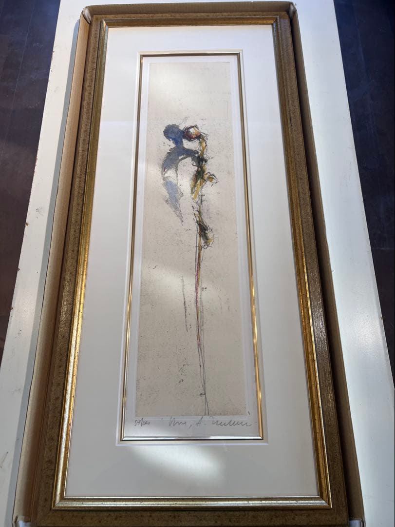 ❣️お値引中❣️バラのリトグラフ版画額装 アレッハンドロ　ノッチェンティーニ作