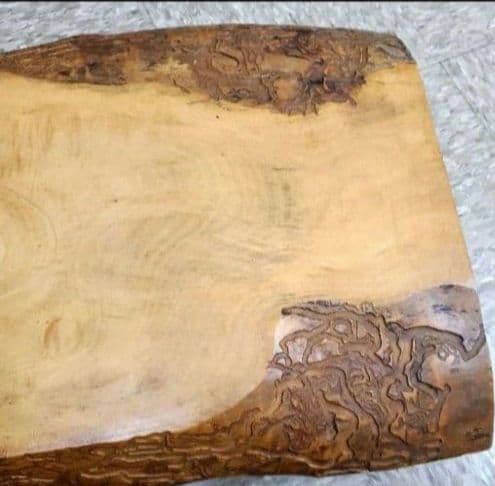 一枚板 天然木 脚付き花台 敷板 香炉台 茶道 華道 煎茶台 飾り台 床の間