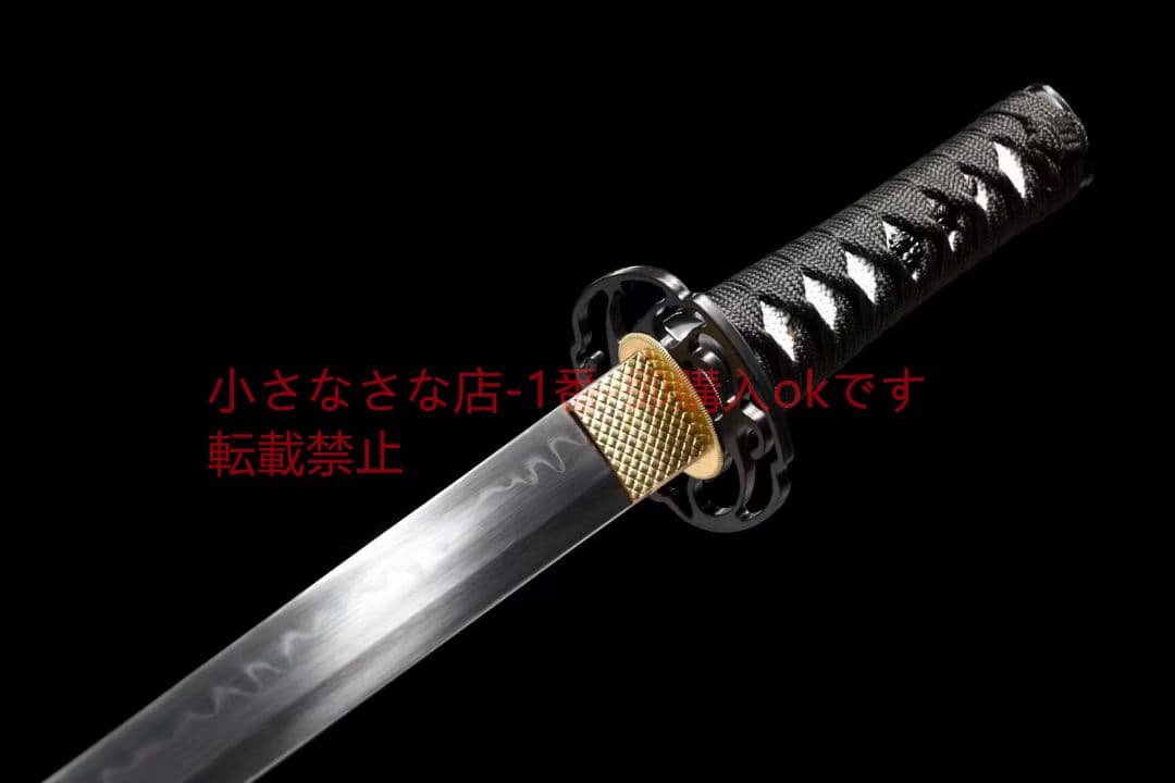 12寸T 10焼刃唐刀『暗魂』古兵器 武具 刀装具 日本刀 模造刀 居合刀