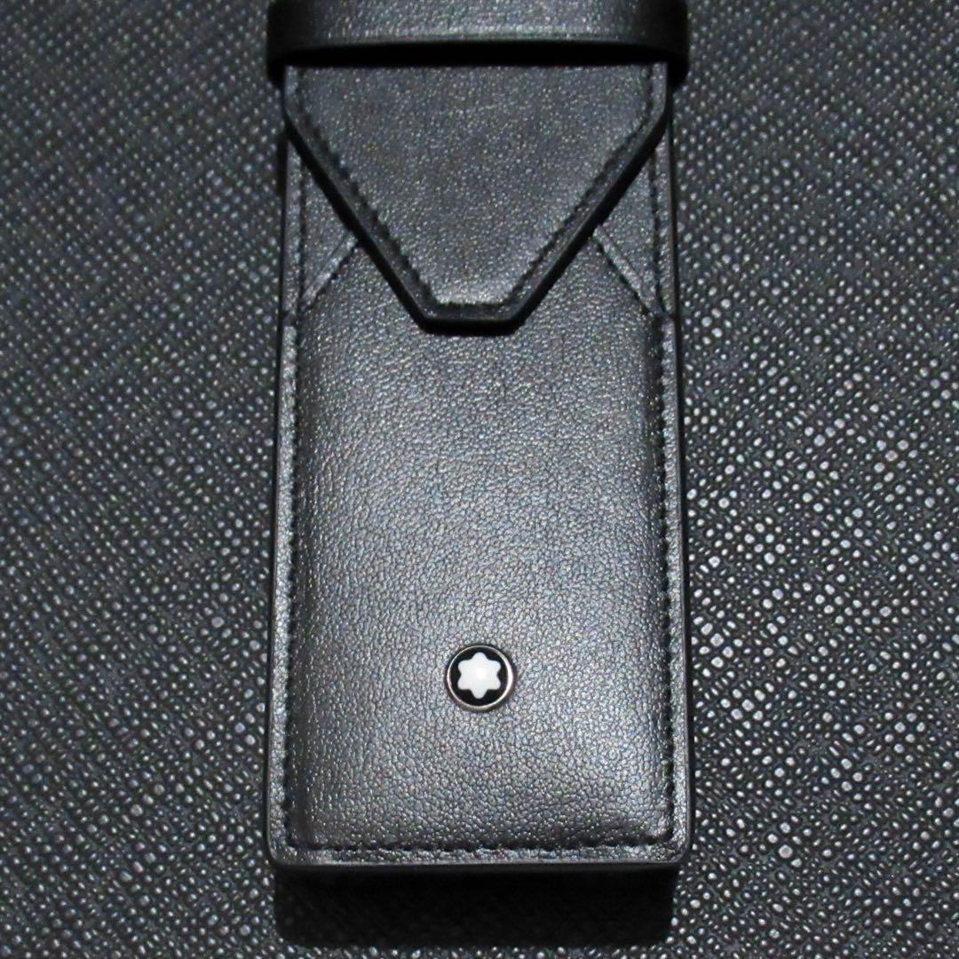 モンブラン ペンケース ペンポーチ マイスターシュテュック ブラック 2本用