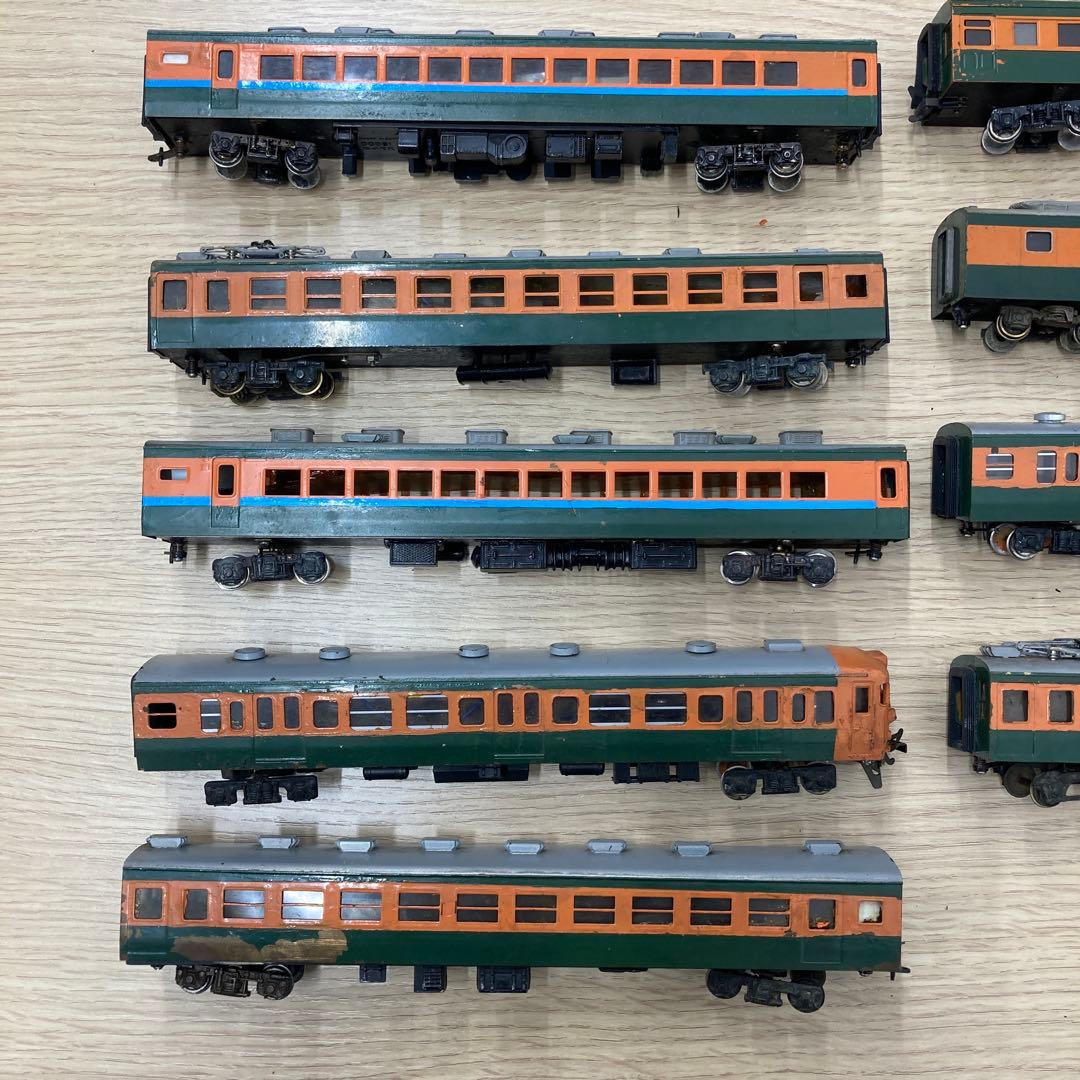 鉄道模型 HOゲージ 国鉄153系急行電車 9両セット エンドウ含む ジャンク