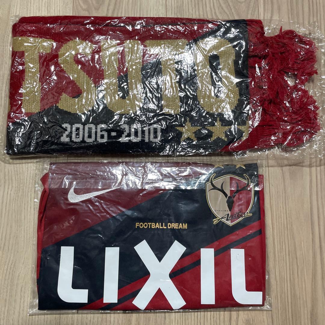 内田篤人　引退記念ユニフォーム　Mサイズ+ニットマフラー　鹿島アントラーズ