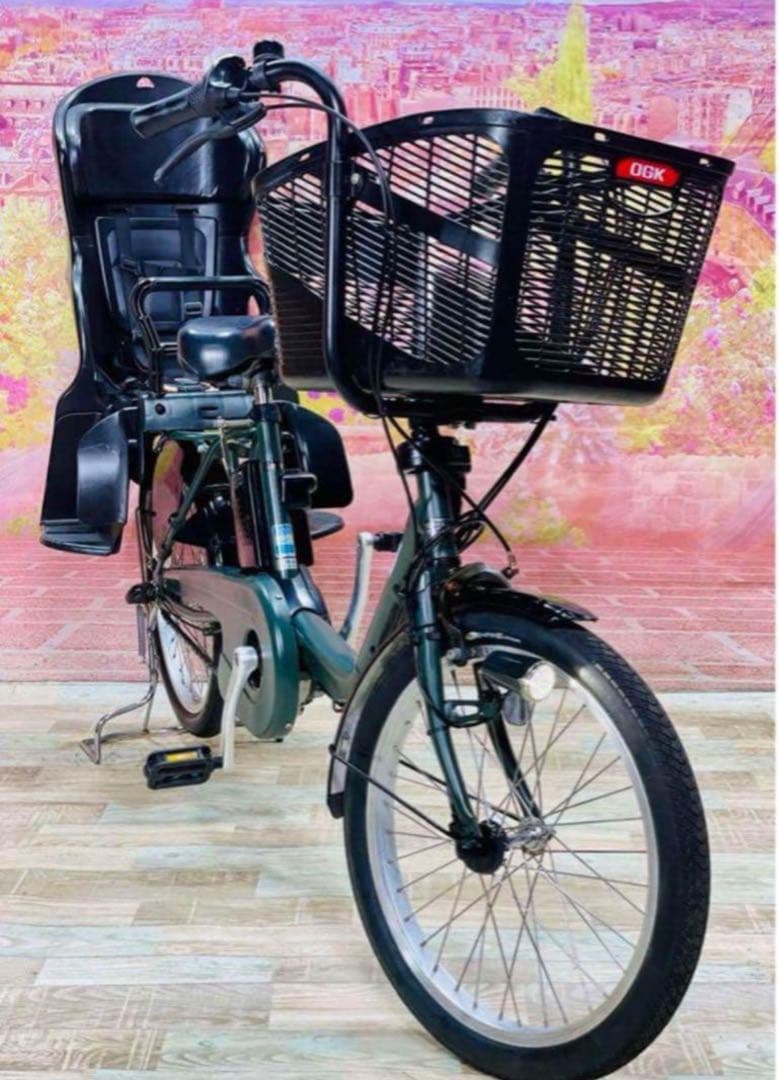 K2070 電動自転車パナソニック ギュット 子供乗せ 20インチ 送料無料