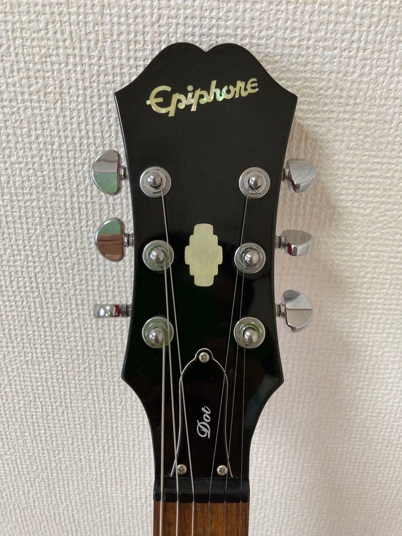 Epiphone DOT CHセミアコースティックギター レッド