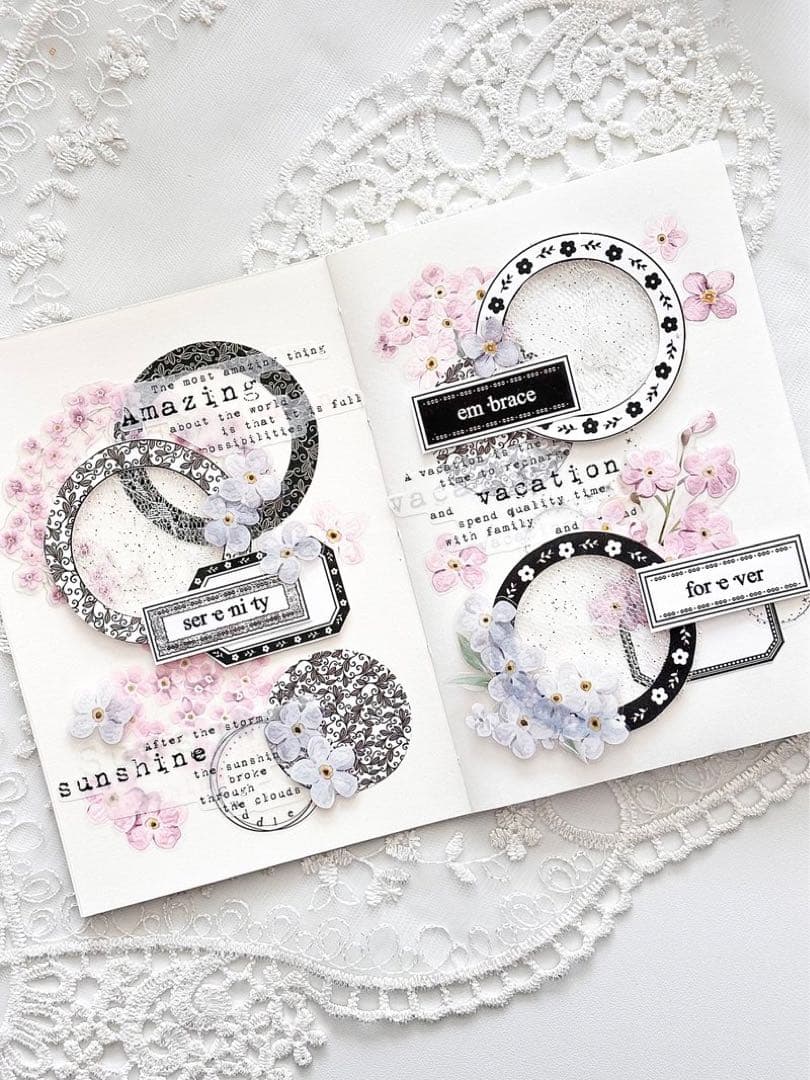 コラージュ素材　紙もの　素材紙　【2547】