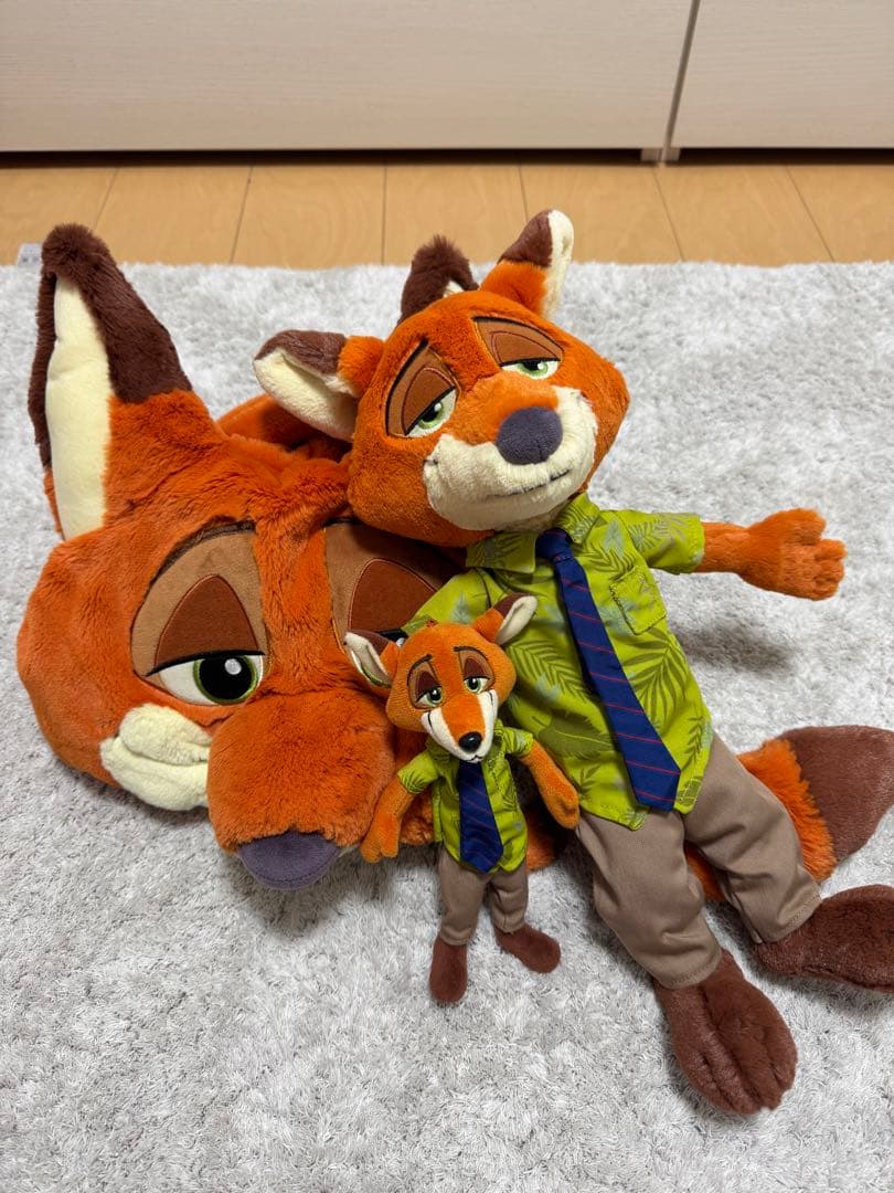 ズートピア ニックワイルド ぬいぐるみ ぬいぐるみバッジ ファンキャップ