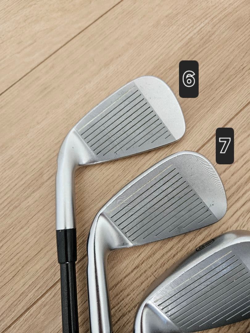 再出品 PING i210 6i～W ラウネi90 S_黒ドット