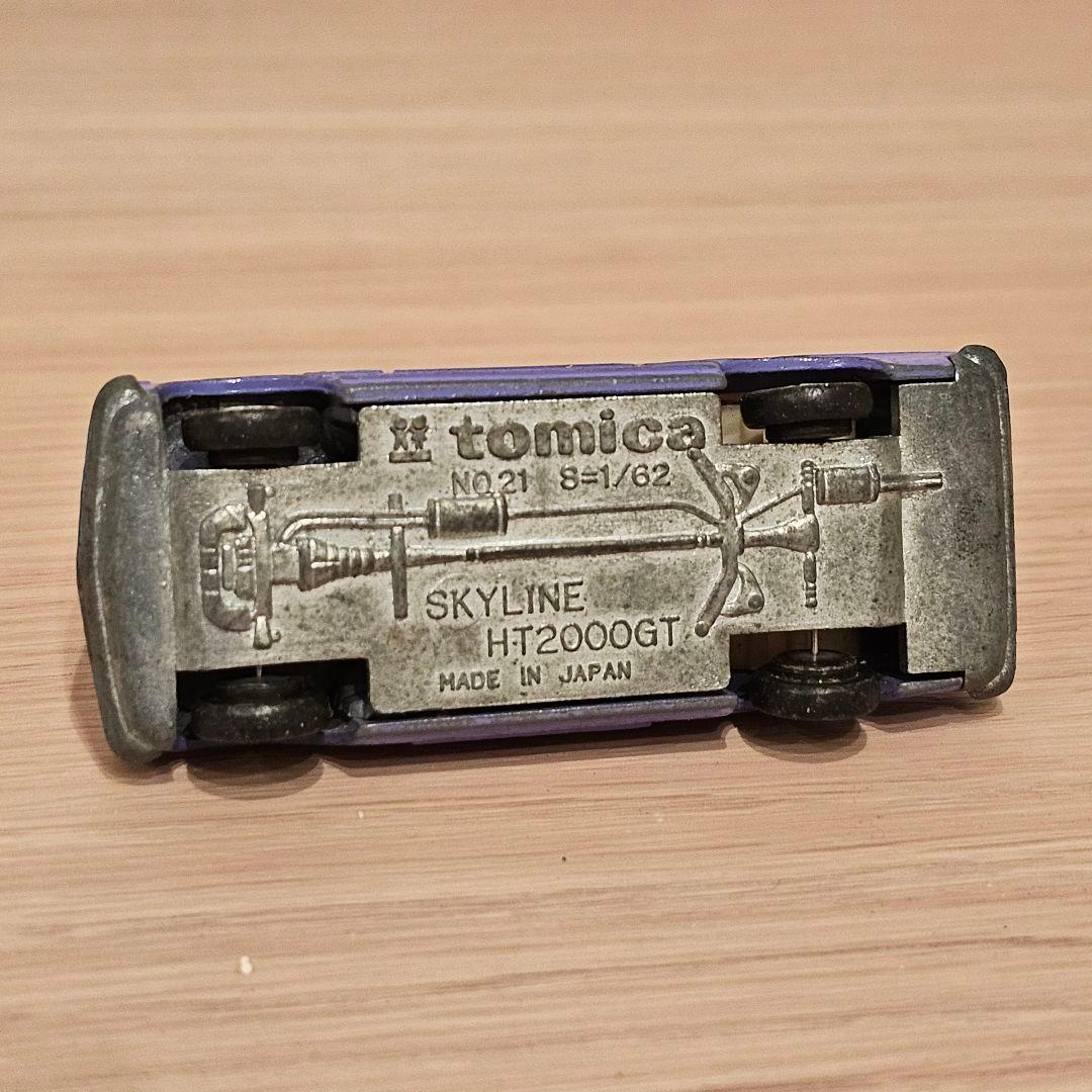 【トミカ】No.21 日産 スカイライン HT 2000GT 1Aホイール日本製