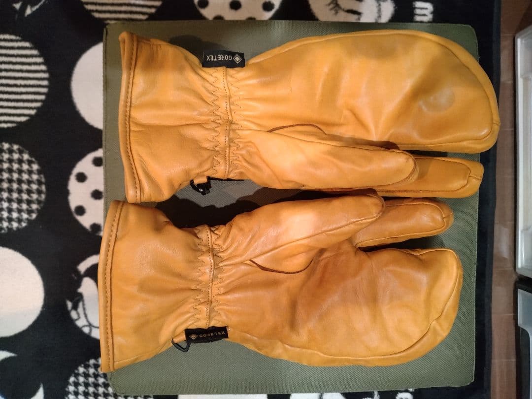 Hestra オレンジ ミトングローブサイズ7