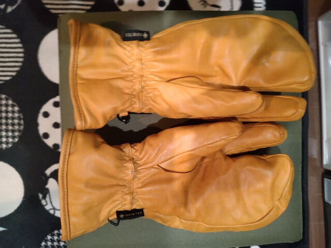 Hestra オレンジ ミトングローブサイズ7