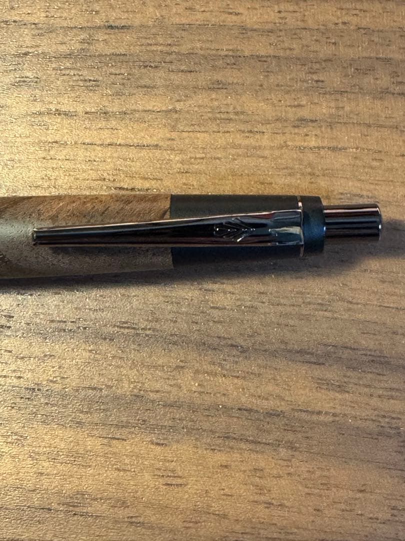 野原工芸 トルコウォールナットシャープペンシル　ネオブラック