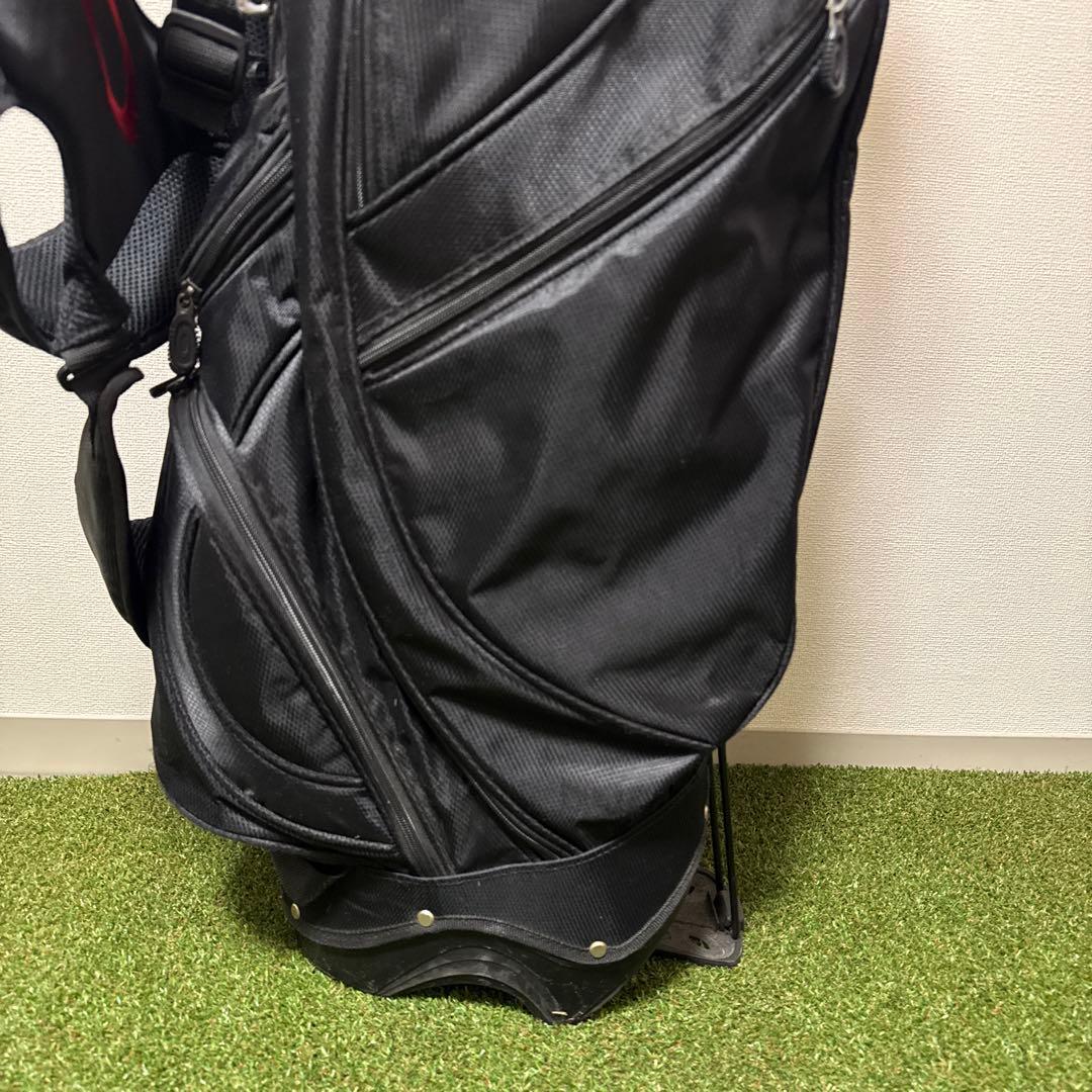 OAKLEY オークリー スタンド式 キャディバッグ ブラック ナイロン