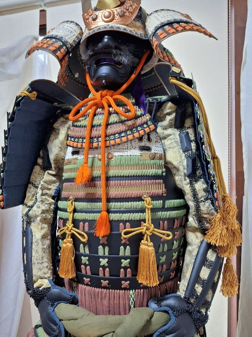 等身大甲冑、鎧兜、着用鎧兜