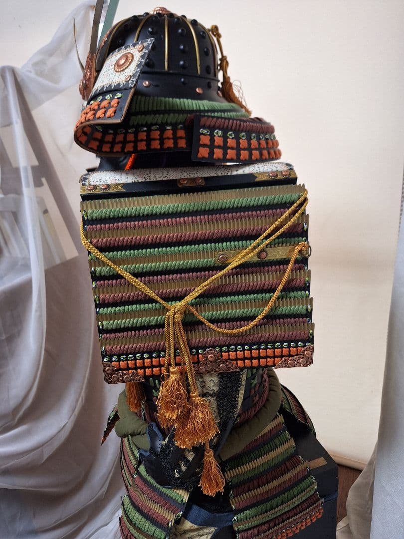 等身大甲冑、鎧兜、着用鎧兜