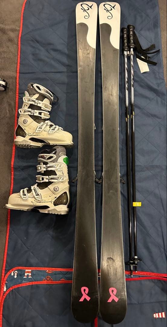 スキー K2 156cm ブーツ サロモン 22-23.5cm