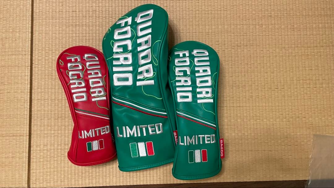 BAILDO 未使用品　限定品キャディバッグ　9“ 値下げ　+ヘッドカバー3点