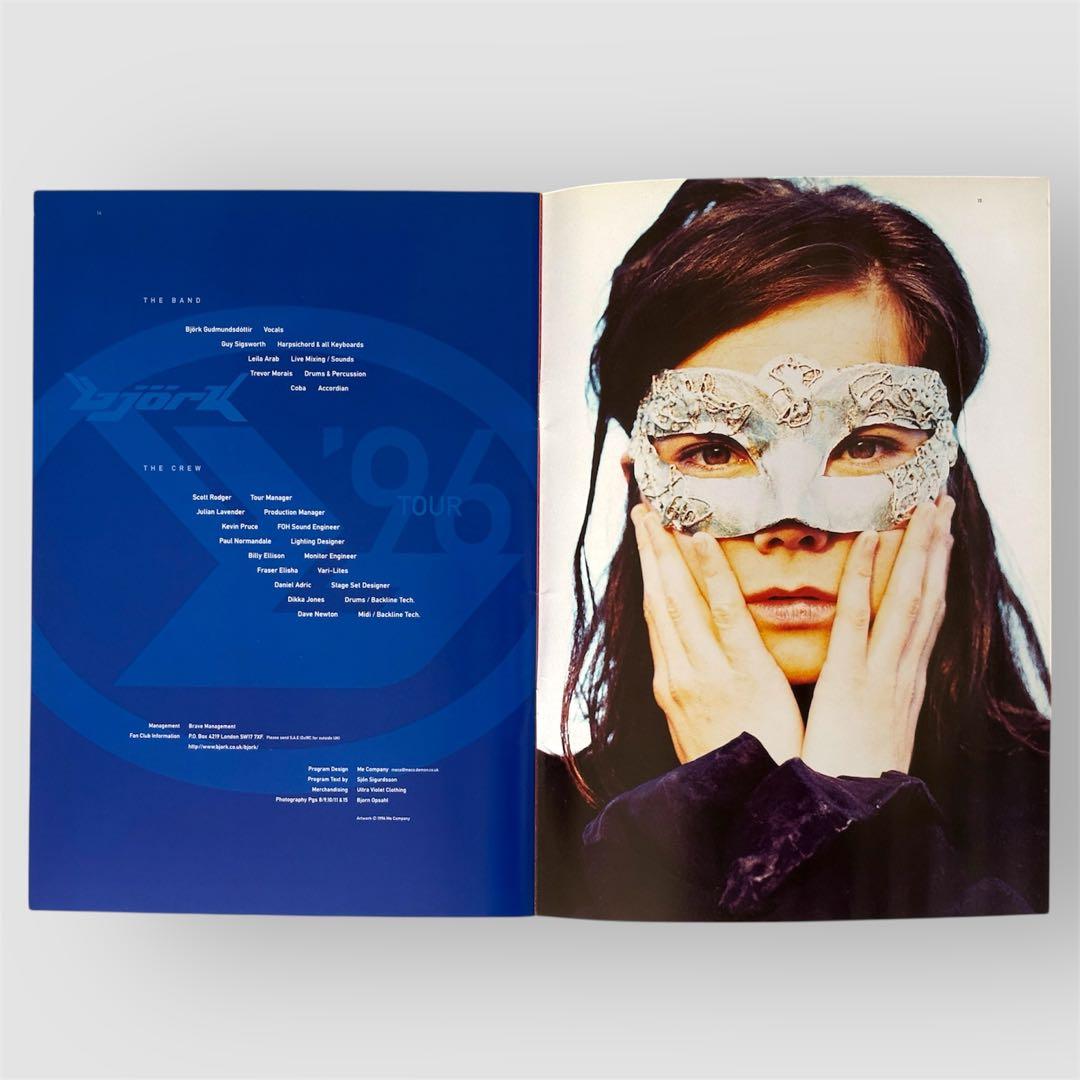 【極美品】ビョーク 1996年来日公演パンフレット Bjork ‘96日本ツアー