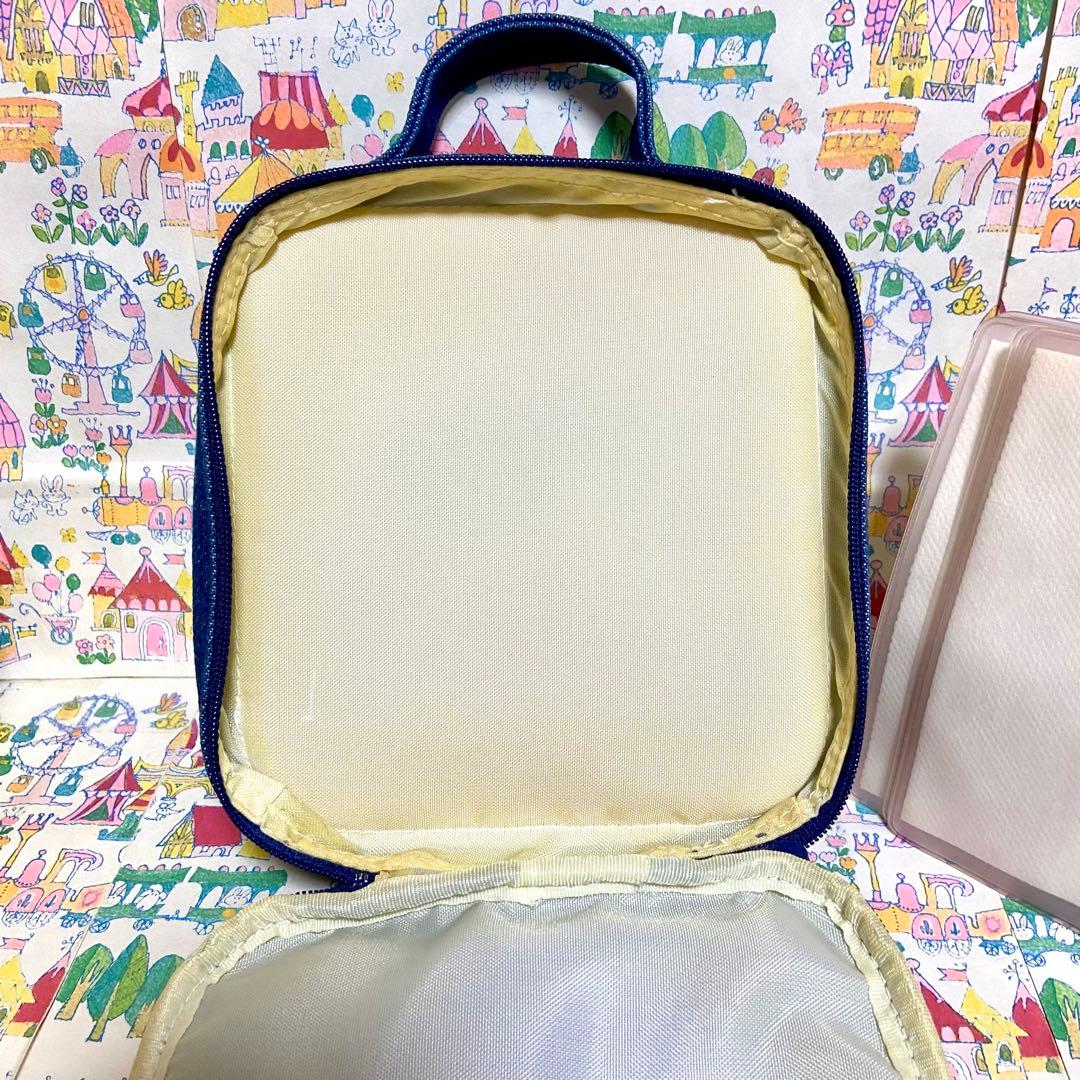 d*7様 平成レトロ スヌーピー ドッグハウス デニム CDケース ビニールポー