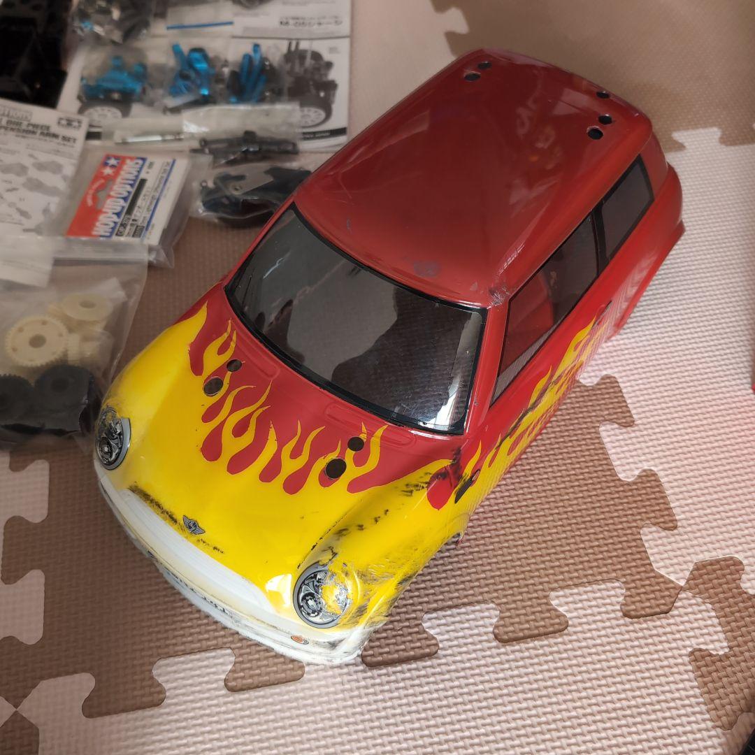 タミヤ　M−05(サ-ボ・モーター付)フルオプション・スペア−パーツ付