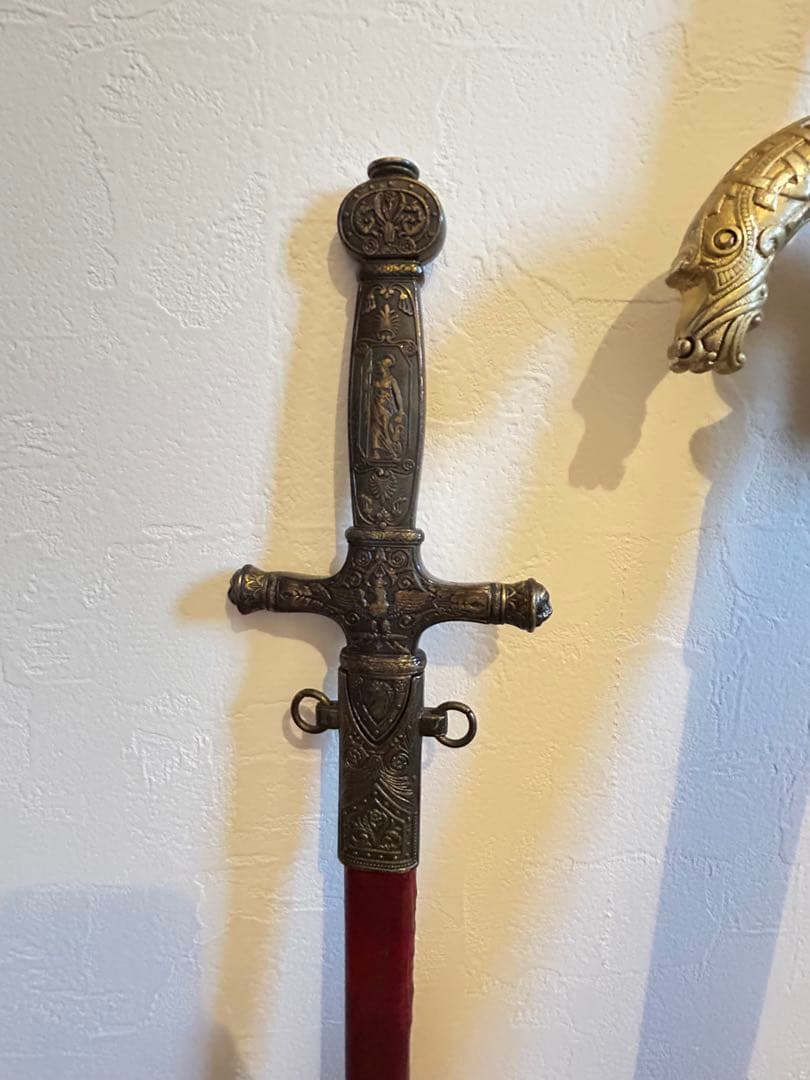 デニックス製 ？ レプリカソード 模造刀 コスプレ 西洋刀剣 2本セット 貴重