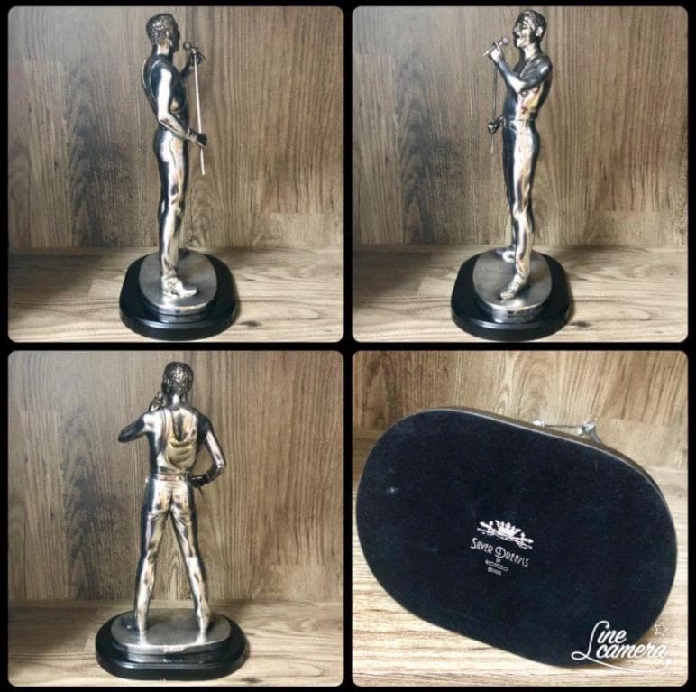 シルバードリームス　QUEEN　フレディマーキュリー　スタチュー