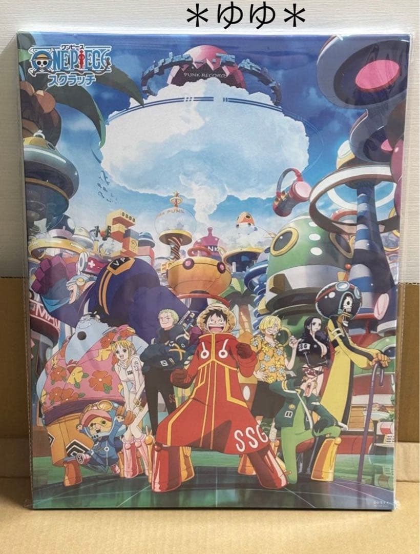 ワンピース　スクラッチオリジナル　キャンバスアート