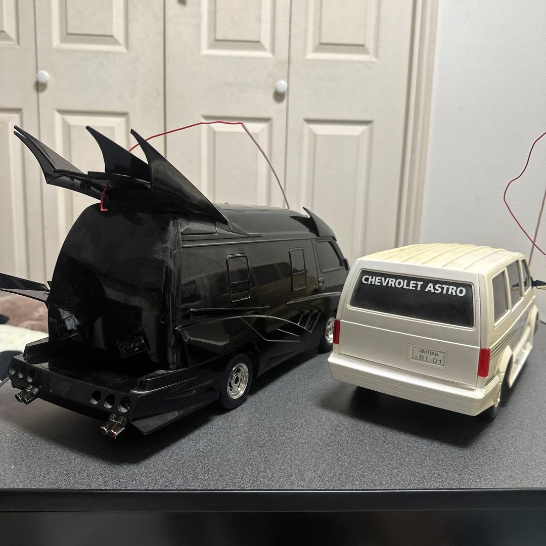 シボレーアストロ　& バニングハイエース　ラジコン2台セット　ジャンク