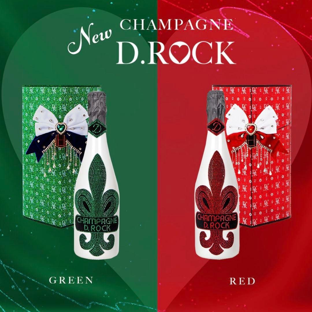 D.ROCK ディーロック シャンパン グリーン 緑 レッド 赤 ハート 箱
