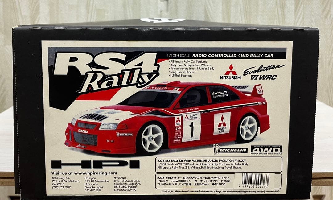 HPI RS4Rally MITSUBISHI ランサーEvo. VI WRC