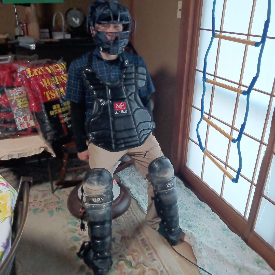 キャッチャー用プロテクター JB8.8 大人用 黒