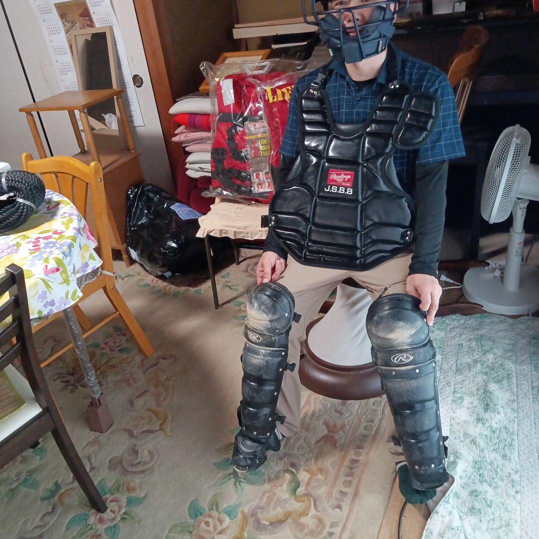 キャッチャー用プロテクター JB8.8 大人用 黒