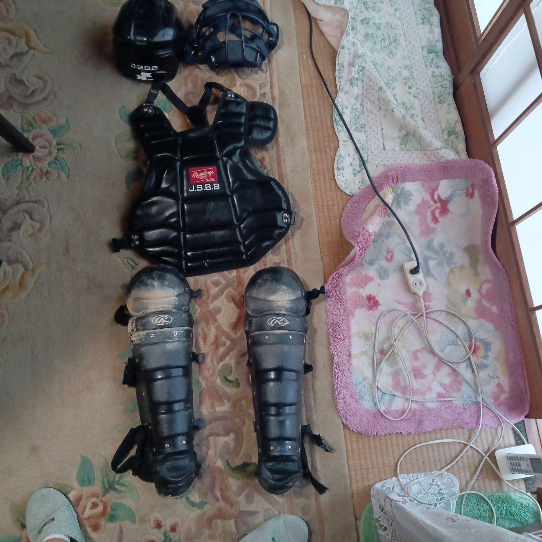 キャッチャー用プロテクター JB8.8 大人用 黒