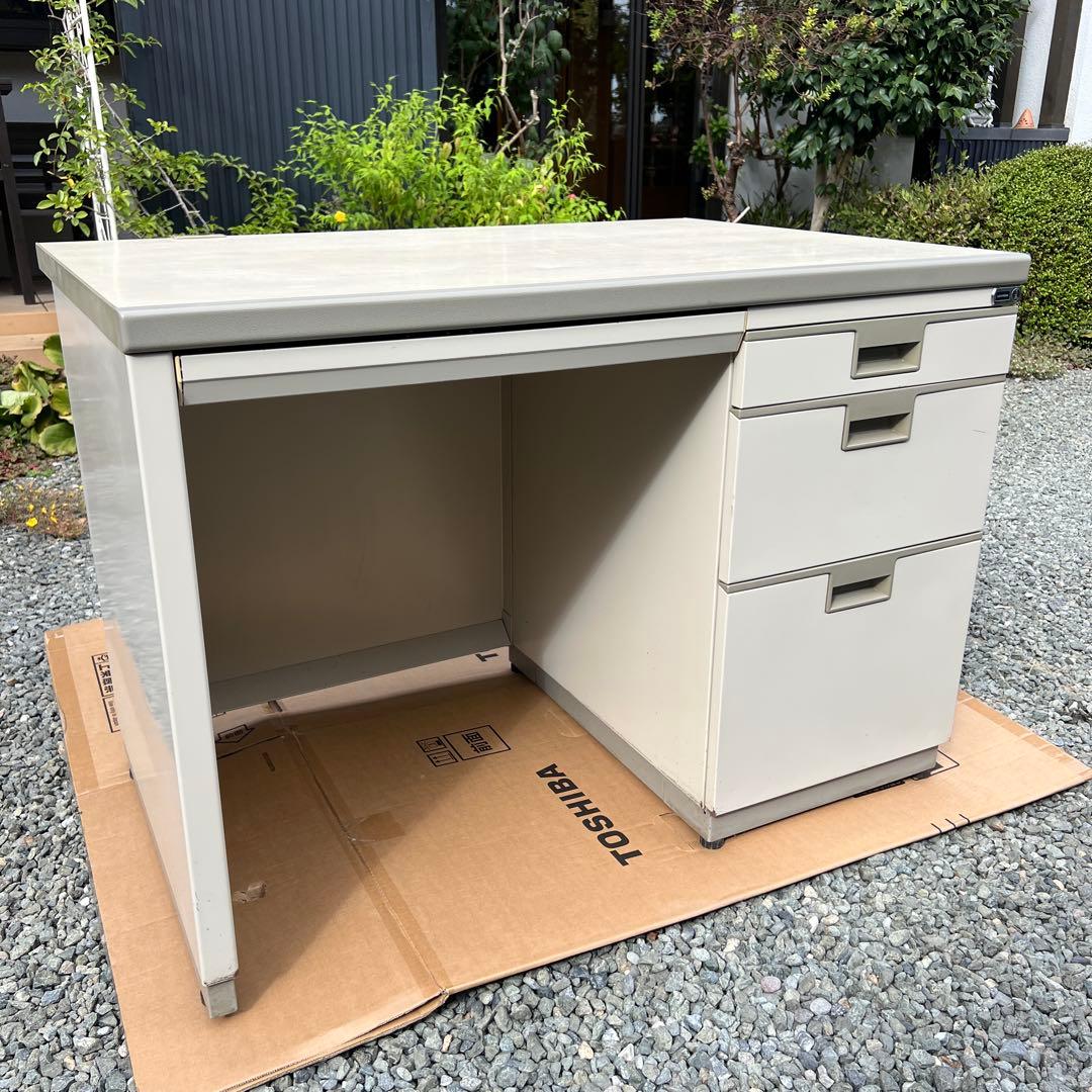 UCHIDA ウチダ 片袖 オフィスデスク内田洋行 パソコンデスク3段袖 事務机