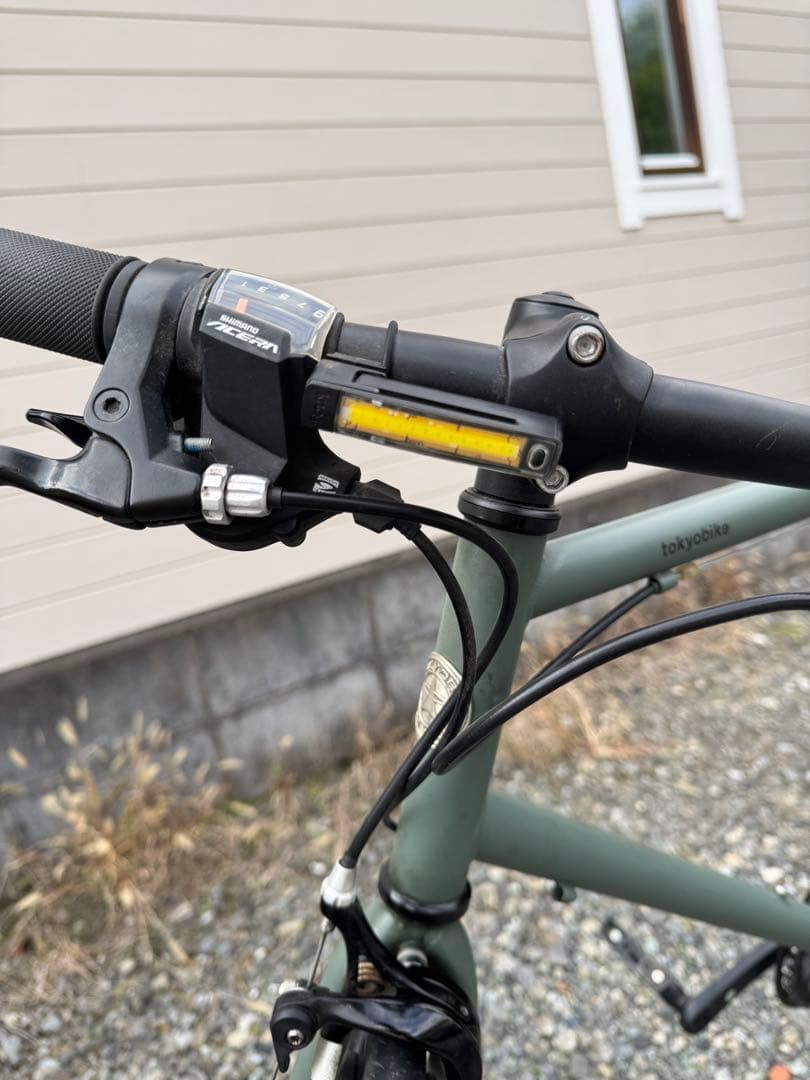 【おすすめセット価格！】TOKYO BIKE クロスバイク　カクタスグレー　緑