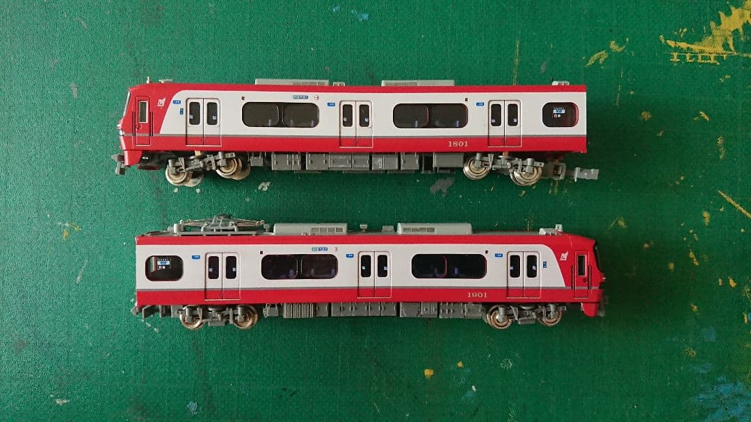 グリーンマックス 名鉄1800系新塗装 加工あり