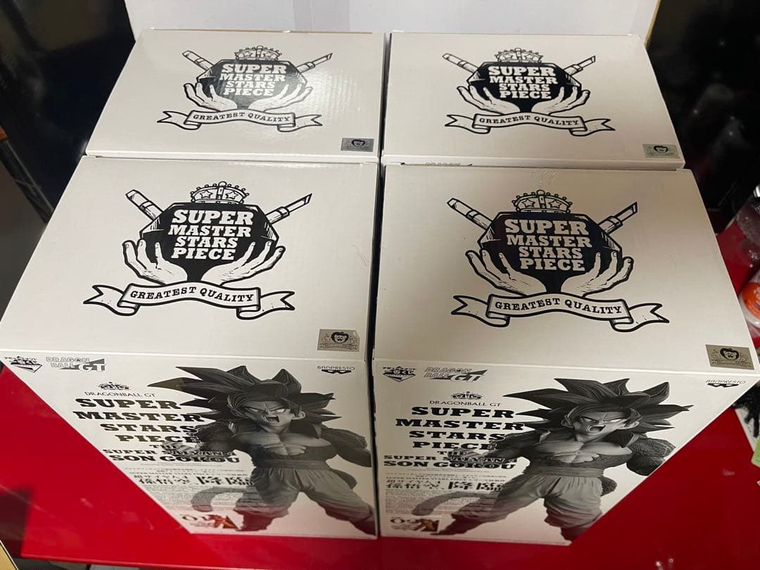 SMSP ドラゴンボール　超サイヤ人4 孫悟空4体セット