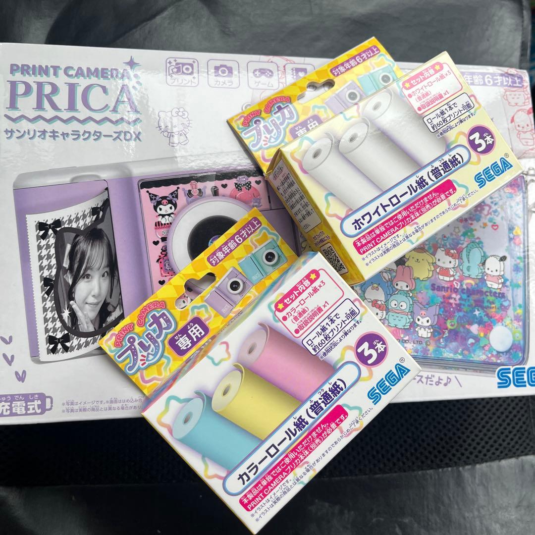 新品！！SEGAサンリオキャラクターDX プリカ 本体＋ロール紙セット