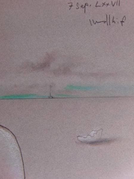 古沢　岩美、遠い舟、希少な額装用画集より、新品額装付、状態良好、裸婦