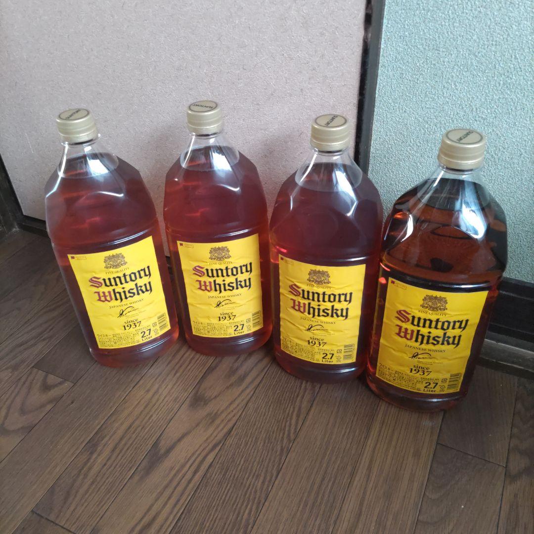 サントリー角ウイスキー 2.7L　４本