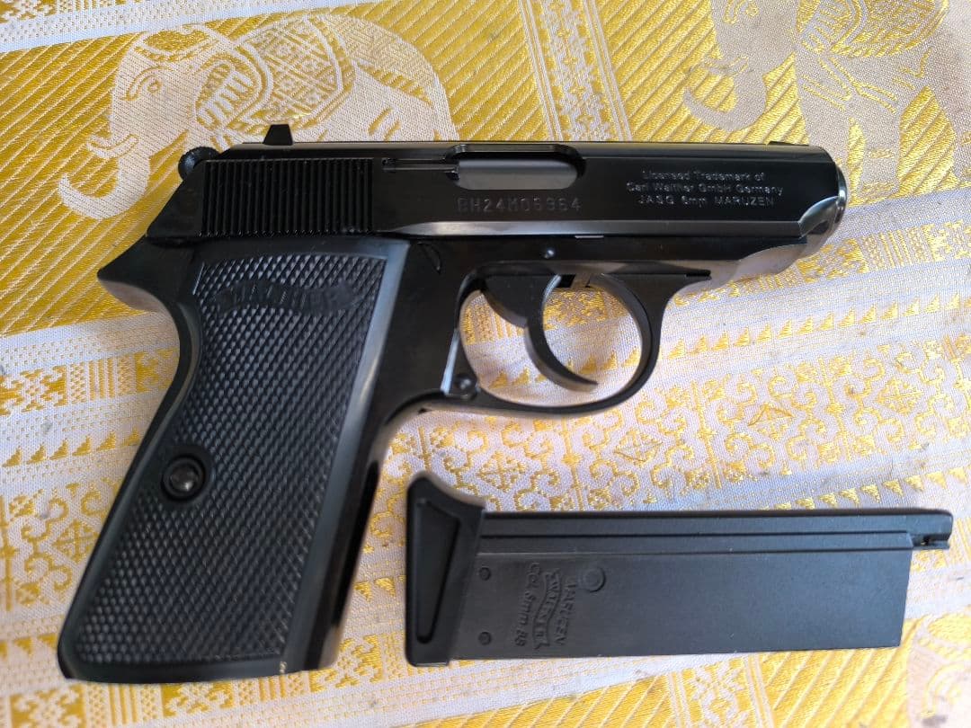 MARUZEN PPK/S ガスガン ブラックメタル