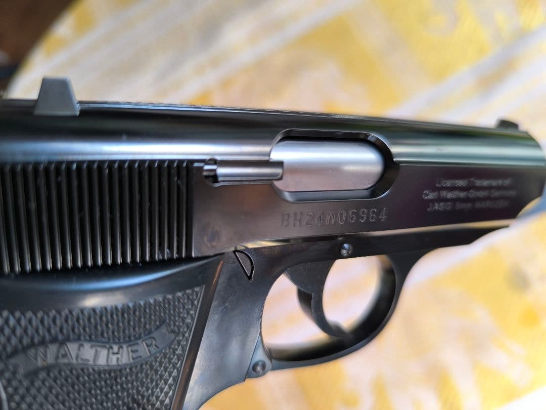 MARUZEN PPK/S ガスガン ブラックメタル