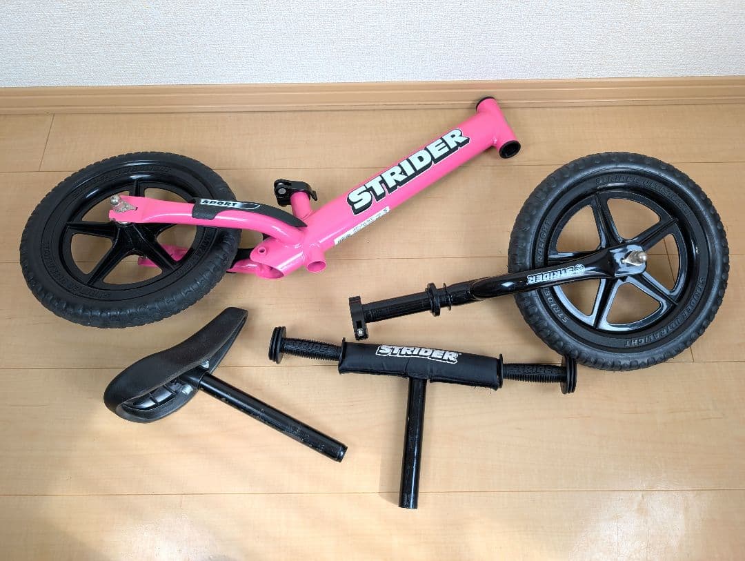 【美品】STRIDER 12 ストライダー バランスバイク 12インチ ピンク