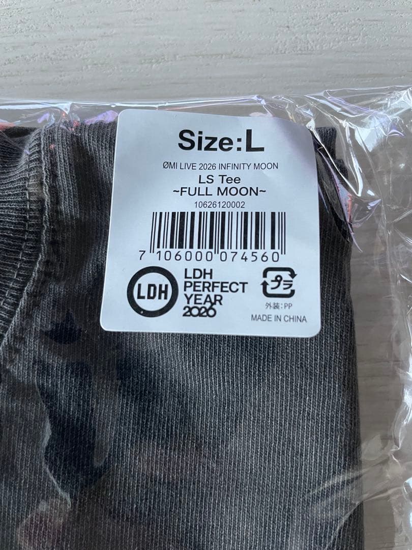 登坂広臣　ØMI FULL MOON 会場限定　ロングスリーブTシャツ　Lサイズ