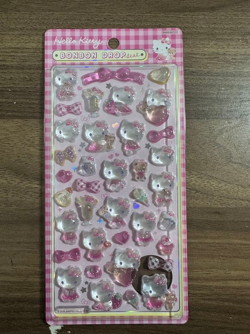 【正規品】ボンボンドロップシール 第二弾サンリオ 5枚
