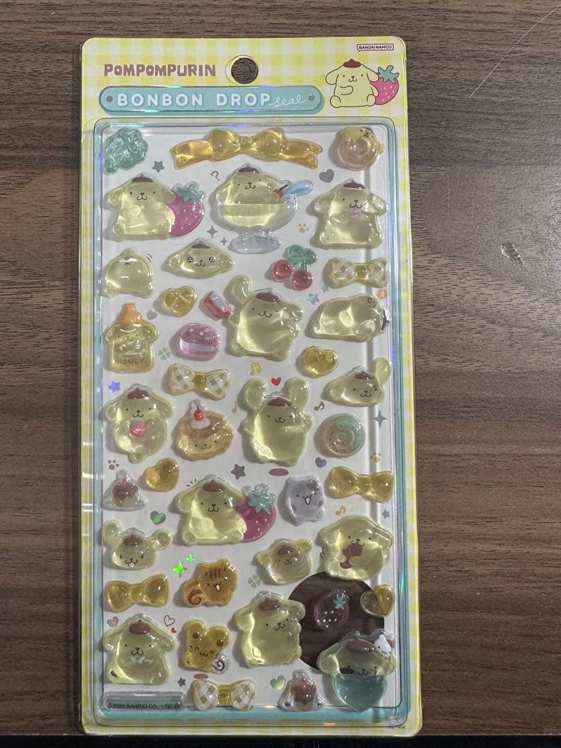 【正規品】ボンボンドロップシール 第二弾サンリオ 5枚