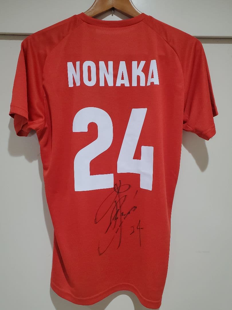 野中瑠衣 2025年 バレーボール女子日本代表直筆サイン入りユニフォーム