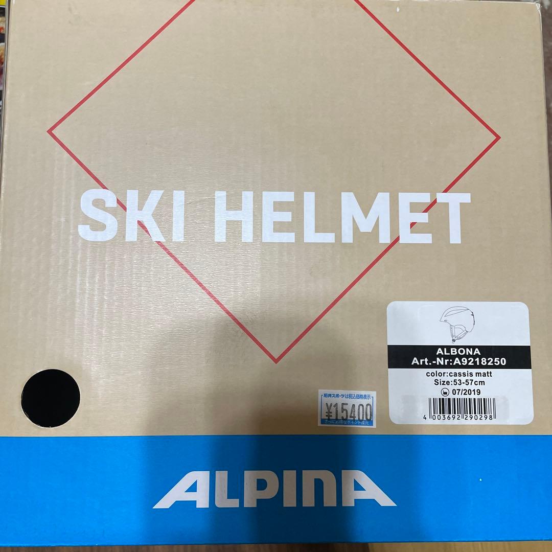 ALPINAスノーボードヘルメット　美品