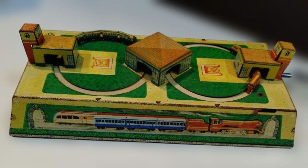 Schylling社 ロシア線路 ぜんまいTOY　TRAINTRACKブリキ玩具