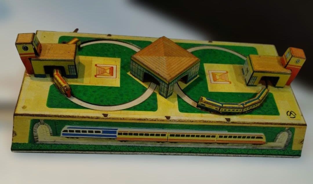 Schylling社 ロシア線路 ぜんまいTOY　TRAINTRACKブリキ玩具